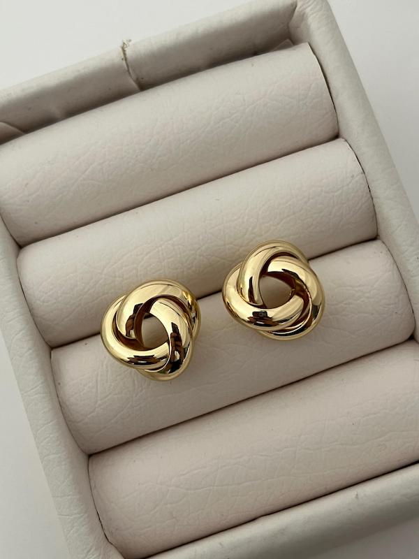 گوشواره گره مینیمال 