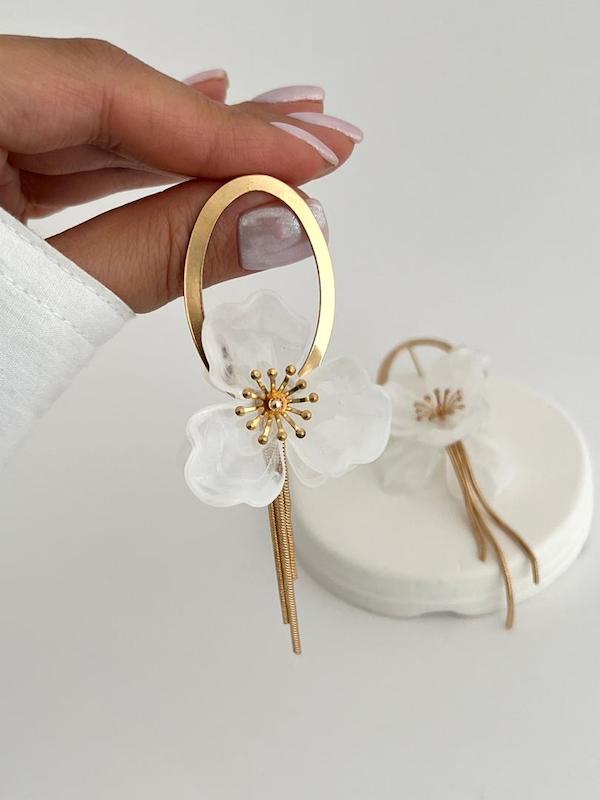 گوشواره گل بهاری 