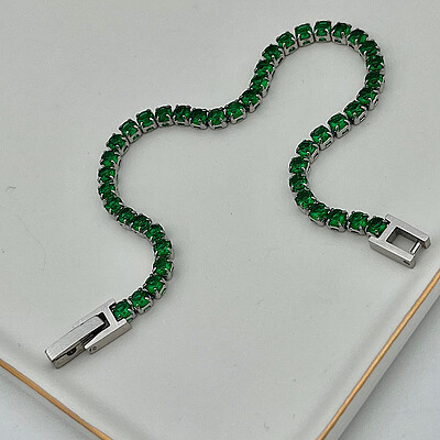 دستبند تنیسی سبز