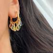 گوشواره اشکی رنگی کد 319