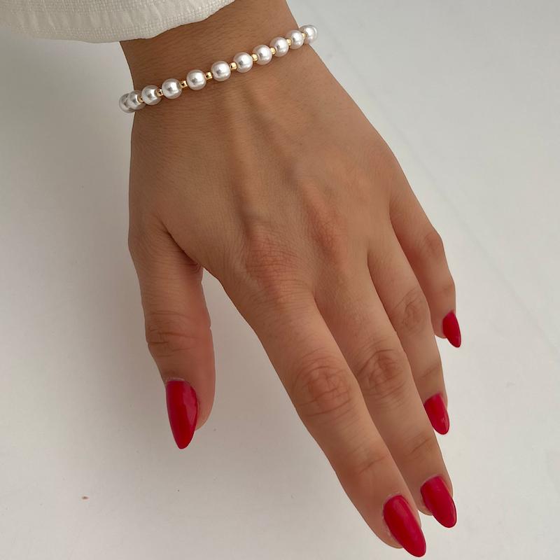 دستبند تمام مروارید ژوپینگ کد 390