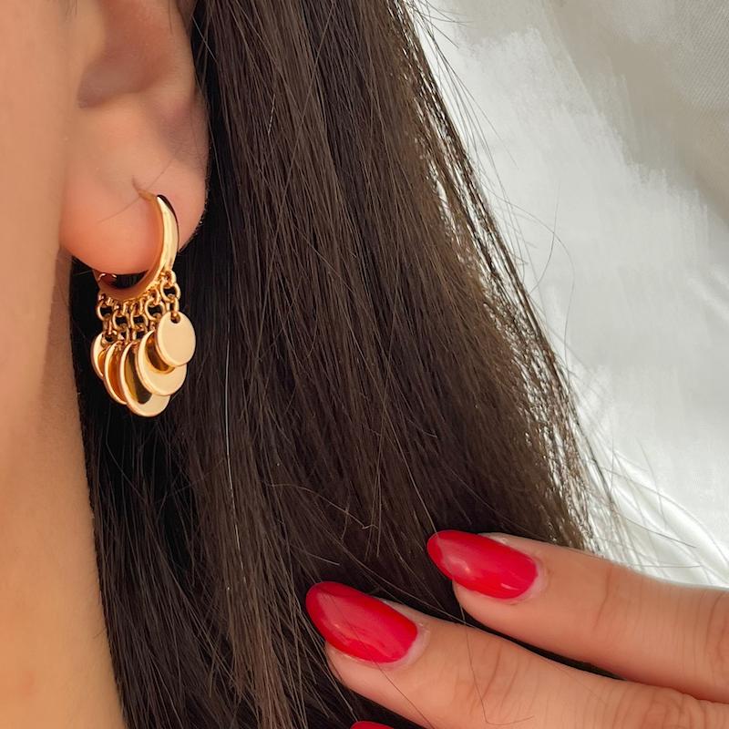 گوشواره پولکی ژوپینگ کد 417