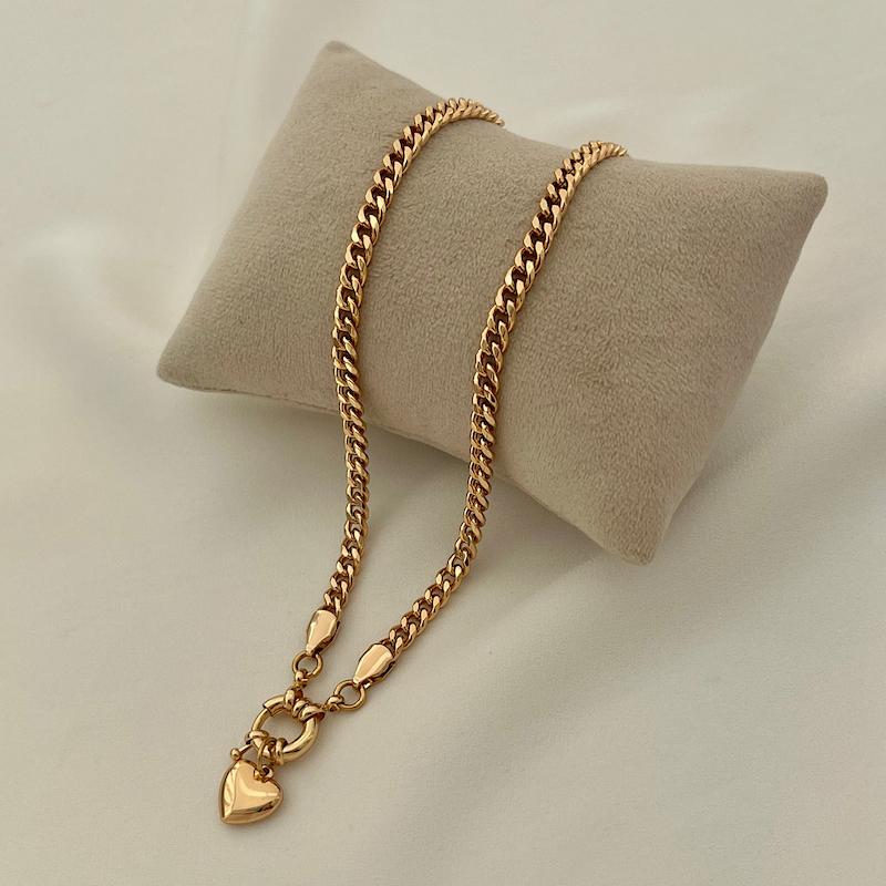 گردنبند کارتیه ژوپینگ با قفل گرد کد 448