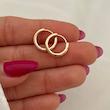 گوشواره ژوپینگ در سه سایز، کد 690