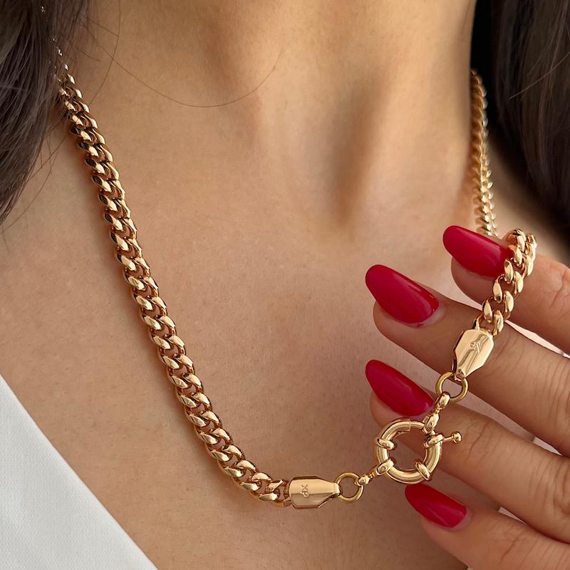 زنجیر کارتیه 5 میل ژوپینگ با قفل گرد، کد 787