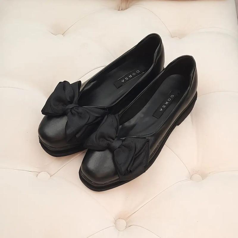 طبی مشکی پاپیونی