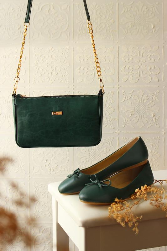 کیف مدل سیلور سبز یشمی