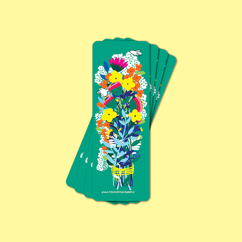 بوکمارک(نشانک) دسته گل