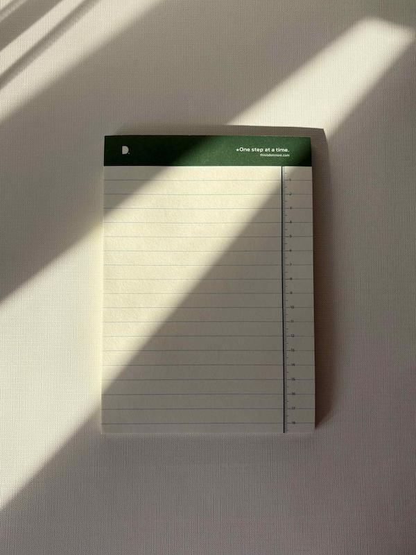 دفتر سرچسب خط‌دار A5.