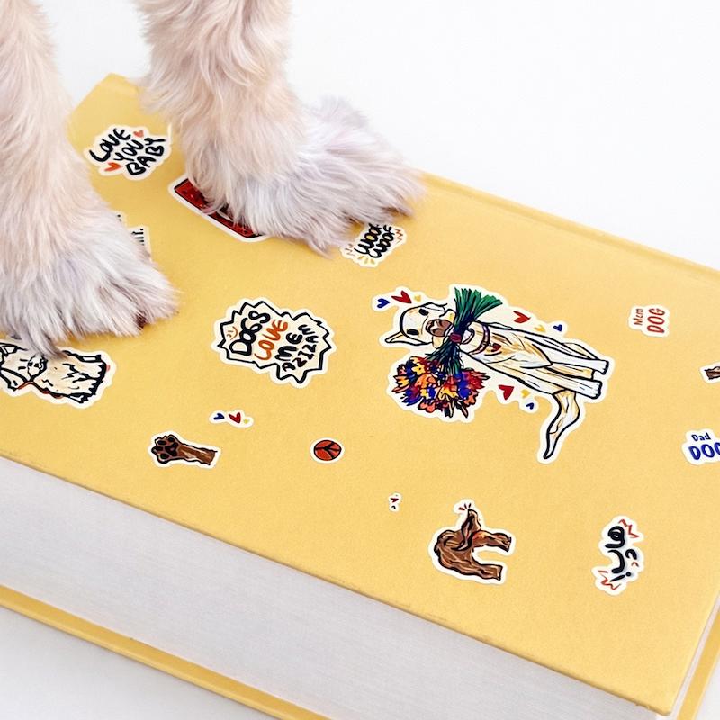 پک استیکر Moodog.