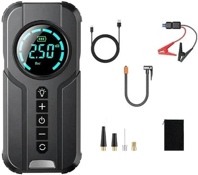 پمپ باد و جامپ استارتر Himk مدل MK326