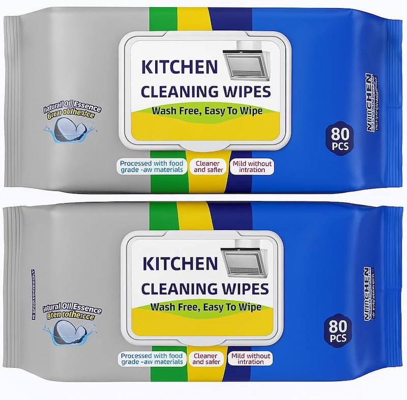 دستمال معجزه مرطوب چربی زدا جادویی ( بسته ۸۰ عددی )