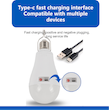 لامپ اضطراری 20 وات led emergency bulb مدل HT 999