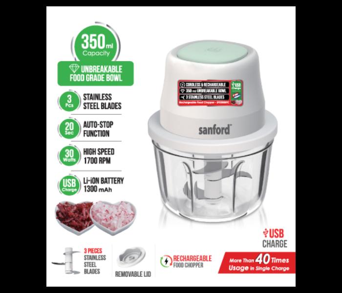 مینی خردکن شارژی مسافرتی سانفورد مدلsf5585rfc