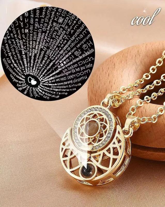 گردنبند ست دوست دارم به صد زبان 🌎✨️