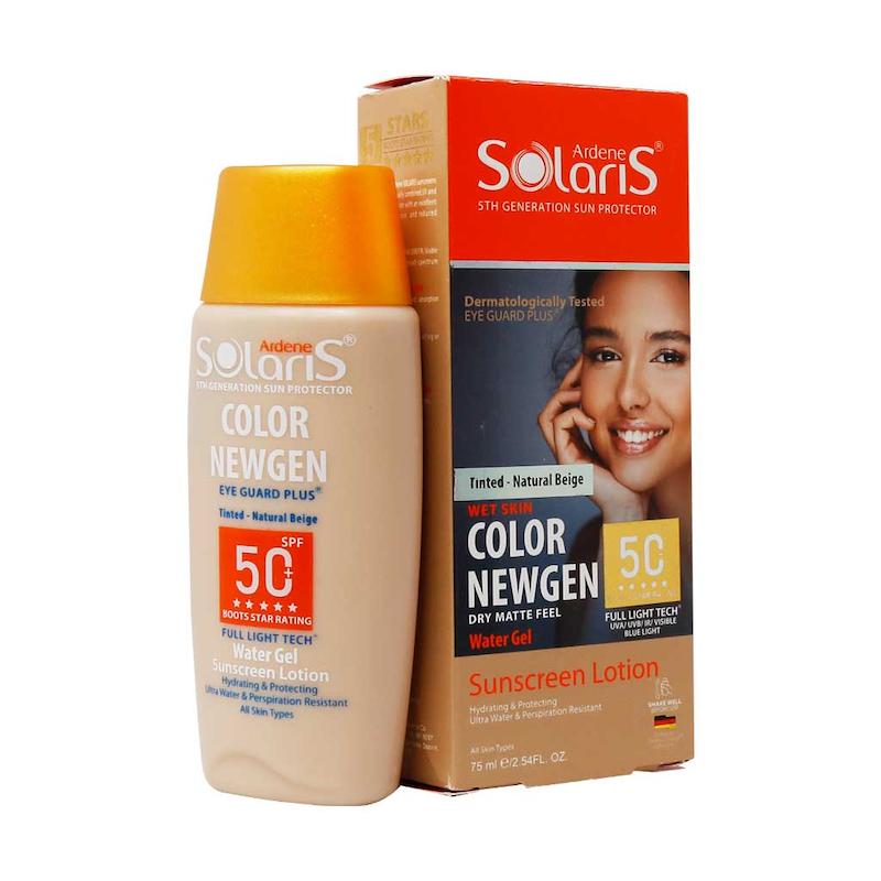  لوسیون آبی ضد آفتاب فاقد چربی spf50 کالر نیوژن سولاریس آردن 75 میلی لیتر 