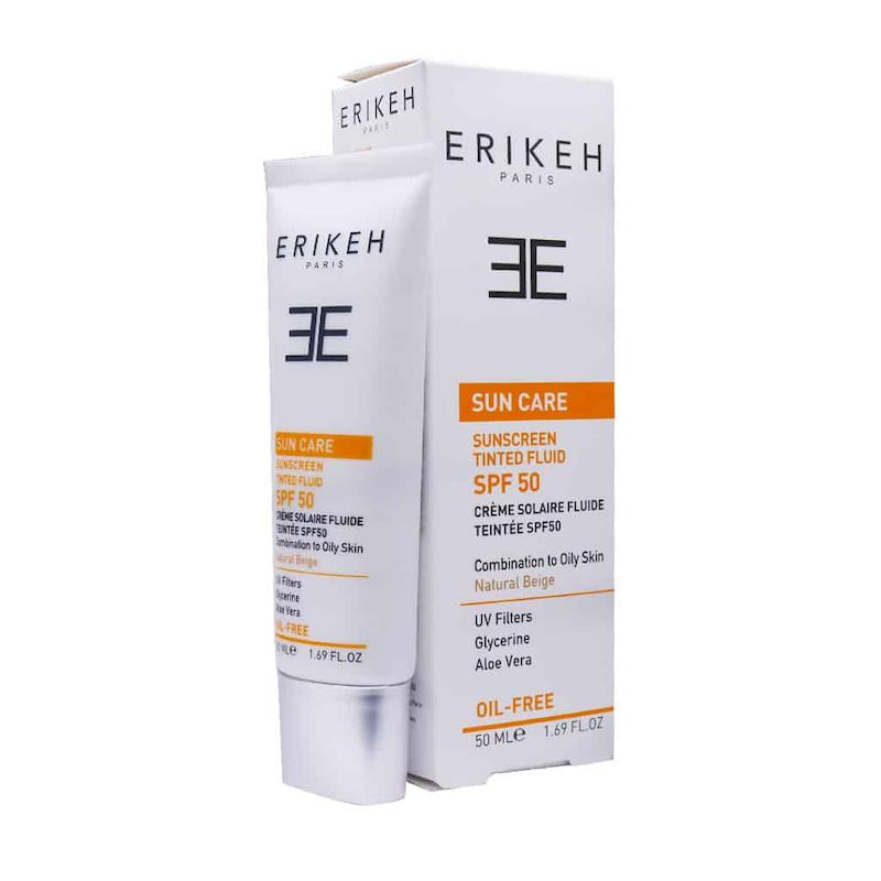  فلوئید ضد آفتاب SPF50 اریکه مناسب پوست چرب و مختلط 50 میلی لیتر 