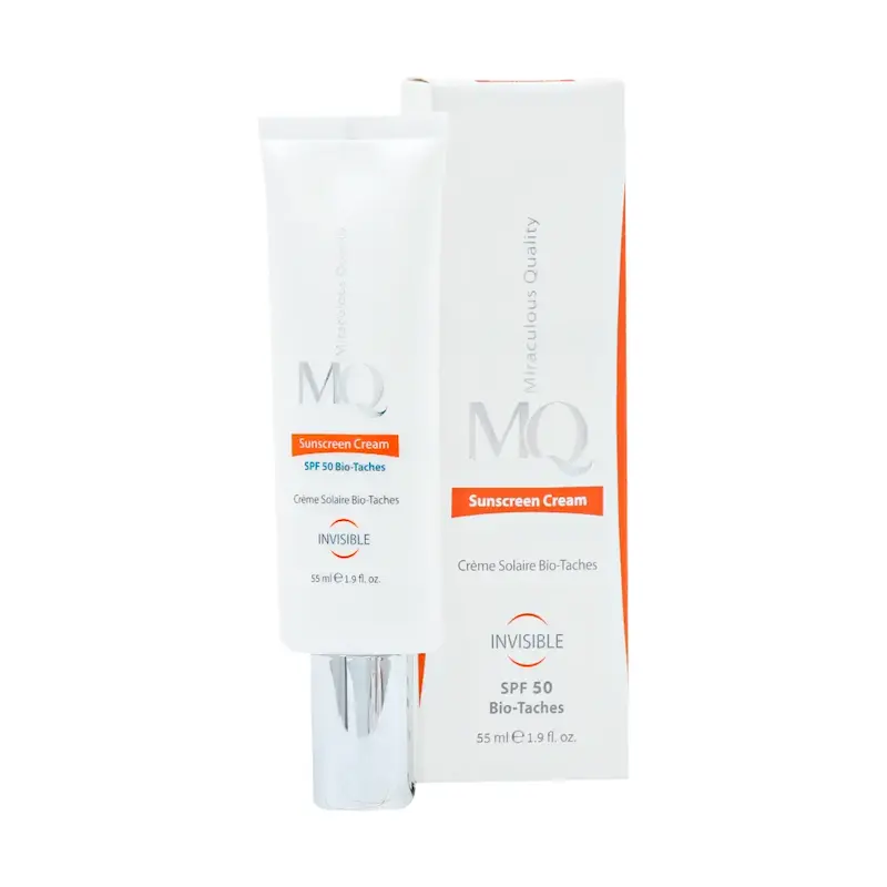 کرم ضد آفتاب روشن کننده بایوتچ SPF50 ام کیو 55 میلی لیتر