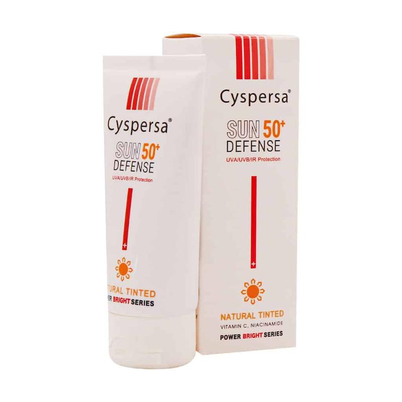 کرم ضد آفتاب رنگی روشن کننده SPF50 سیسپرسا 50 میلی لیتر