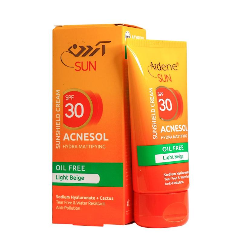 کرم ضد آفتاب رنگی SPF30 آردن خاصیت مات کنندگی 50 میلی لیتر 