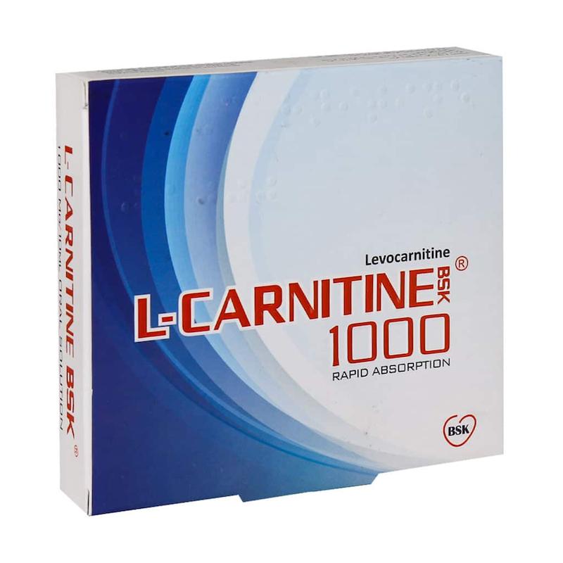  محلول خوراکی ال کارنیتین 1000 بی اس کی 10 عدد 