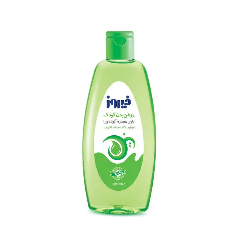 اسپری روغن بدن فیروز ضدالتهاب آلوئه ورا