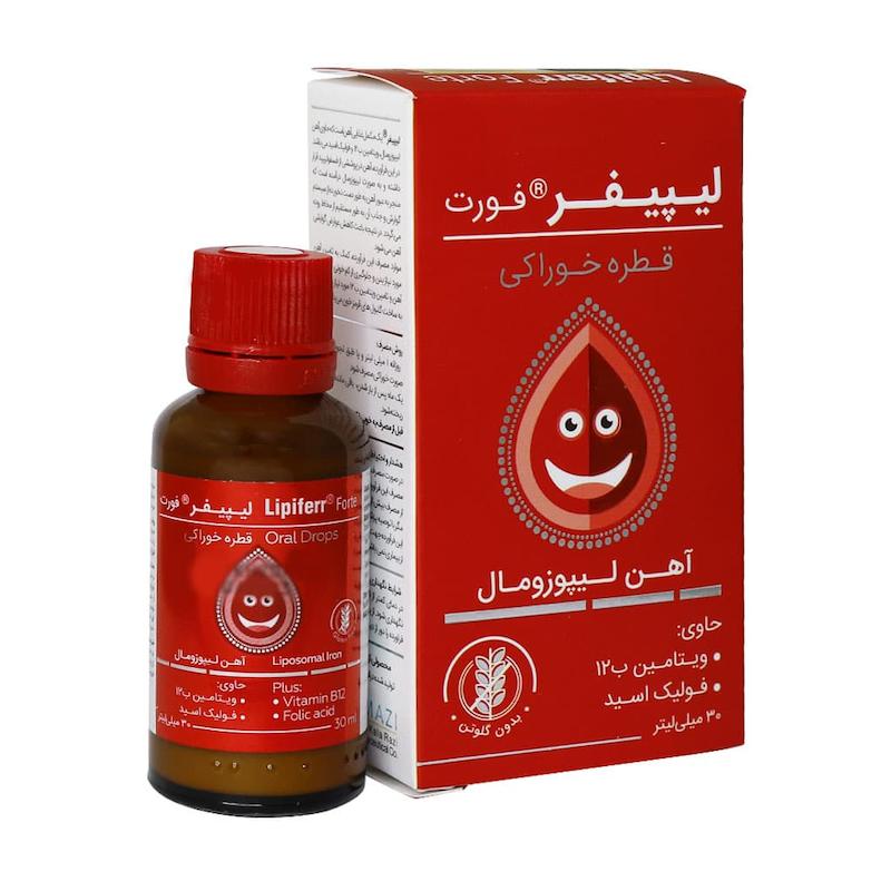  قطره آهن لیپیفر فورت کیمازی 30 میلی لیتر 
