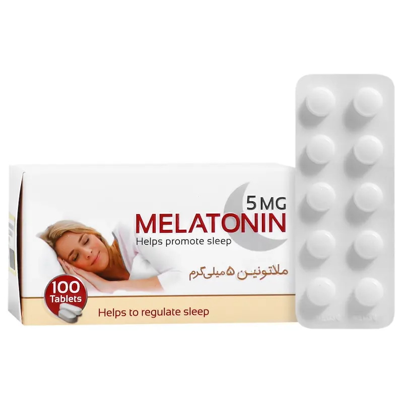  ملاتونین 5 میلی گرم اکسیر آفرین آریا 100 عدد 