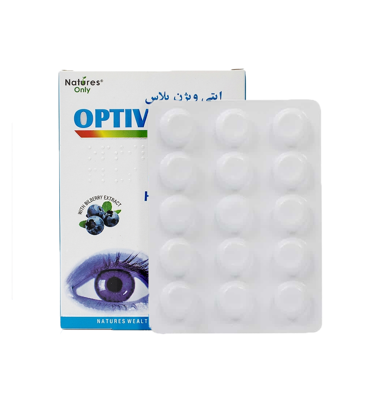 قرص اپتی ویژن پلاس نیچرز اونلی بسته 30 عددی