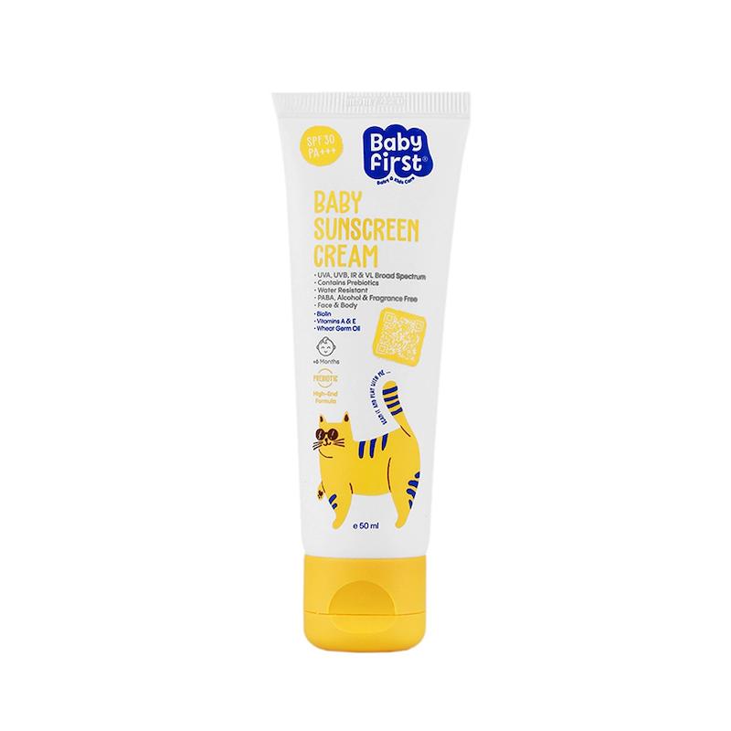 کرم ضد آفتاب سی گل بیبی فرست حاوی پری بیوتیک SPF30 مناسب کودکان و پوست های حساس حجم 50 میلی لیتر