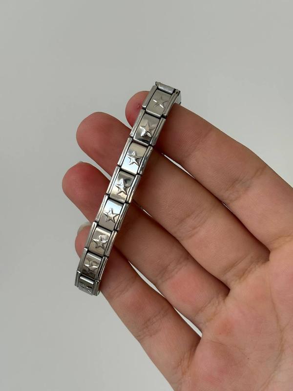 دستبند ایتالیایی ستاره دار 