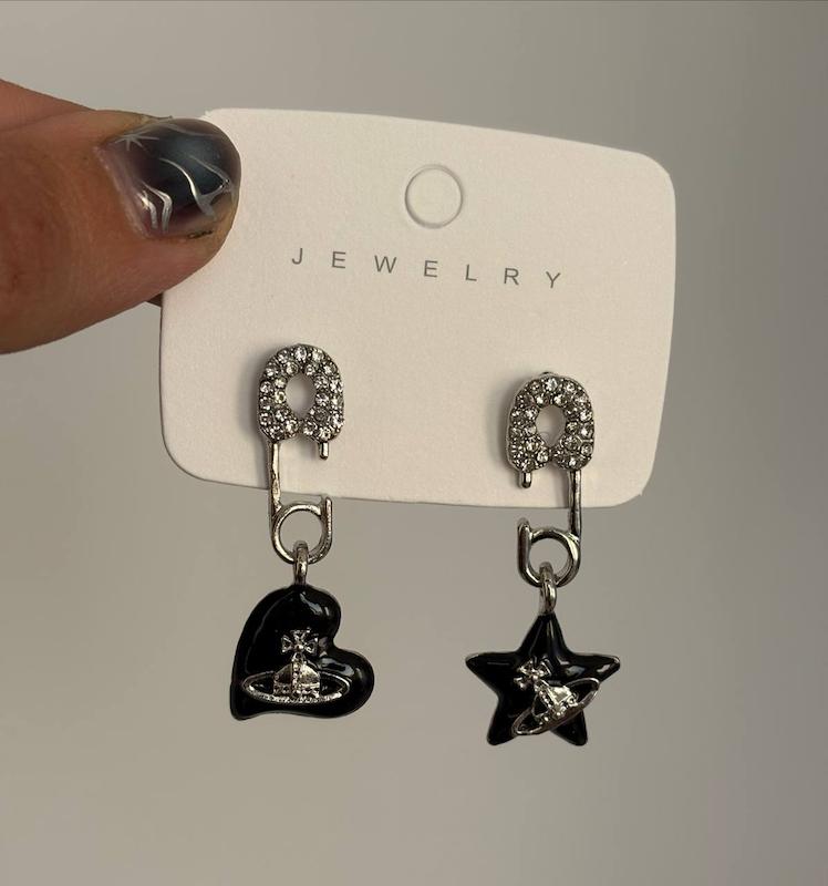 گوشواره ویوین ستاره قلب 