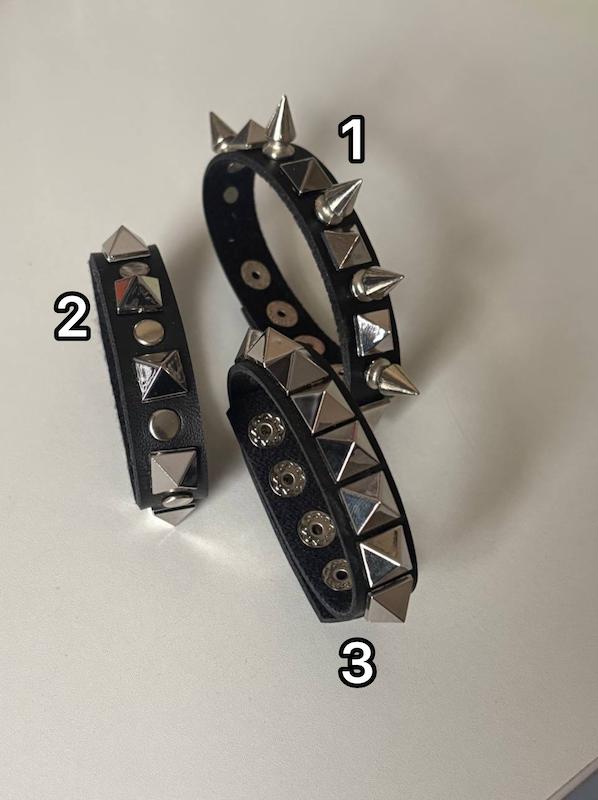 دستبند های اسپایکی ترکیبی 