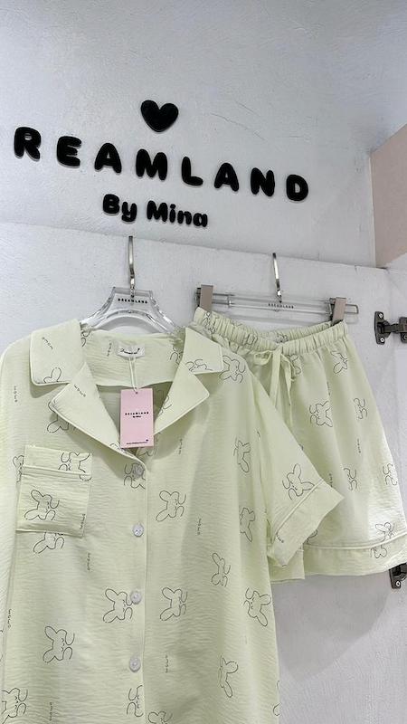 بلوز استین کوتاه و شلوارک بانی