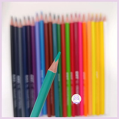 مداد رنگی ۲۴رنگ استوانه ای