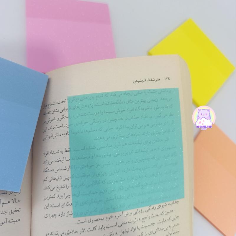 استیک نوت شفاف شاین دار