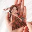 استیکر طرح دختر 