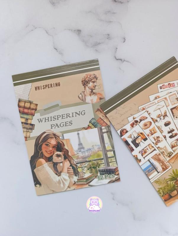 دفتر استیکر Whispering pages
