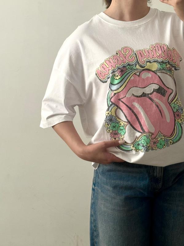 تیشرت سفید ROLLING STONE