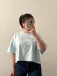 کراپشرت آبی ROCK N roll