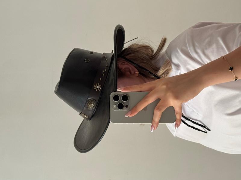 کلاه چرم cowboy / کابوی  وارداتی 