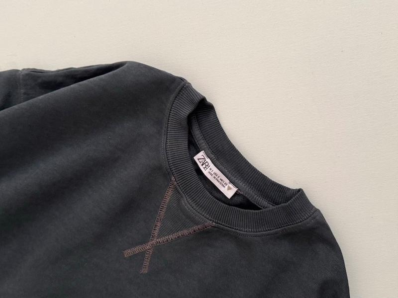 تیشرت ساده سنگشور برند ZARA