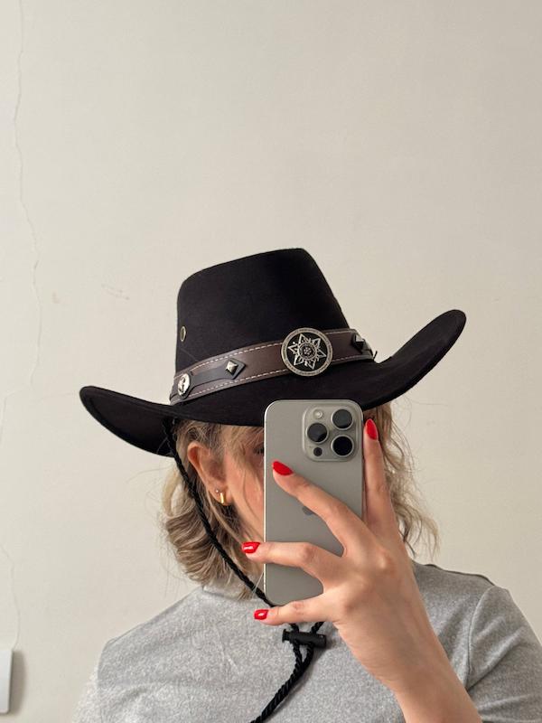 کلاه چرم cowboy / کابوی  وارداتی 