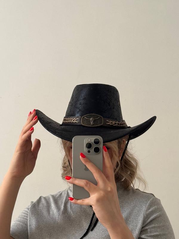 کلاه چرم cowboy / کابوی  وارداتی 
