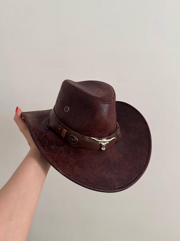 کلاه چرم cowboy / کابوی  وارداتی 
