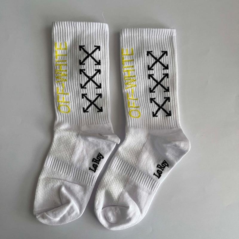 جوراب ساقدار OFF WHITE 