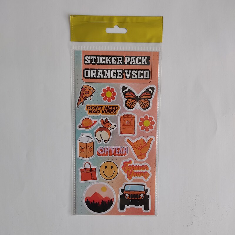 پک استیکر Orange