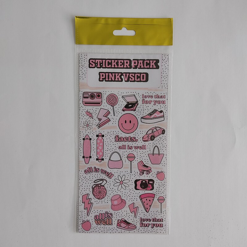 پک استیکر Pink VSCO