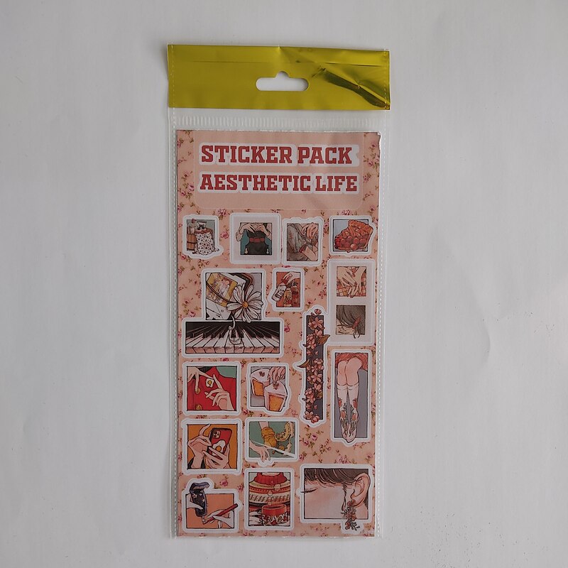 پک استیکر Aesthetic life