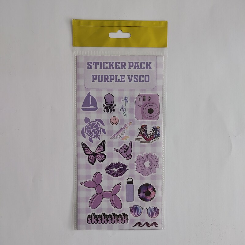 پک استیکر Purple